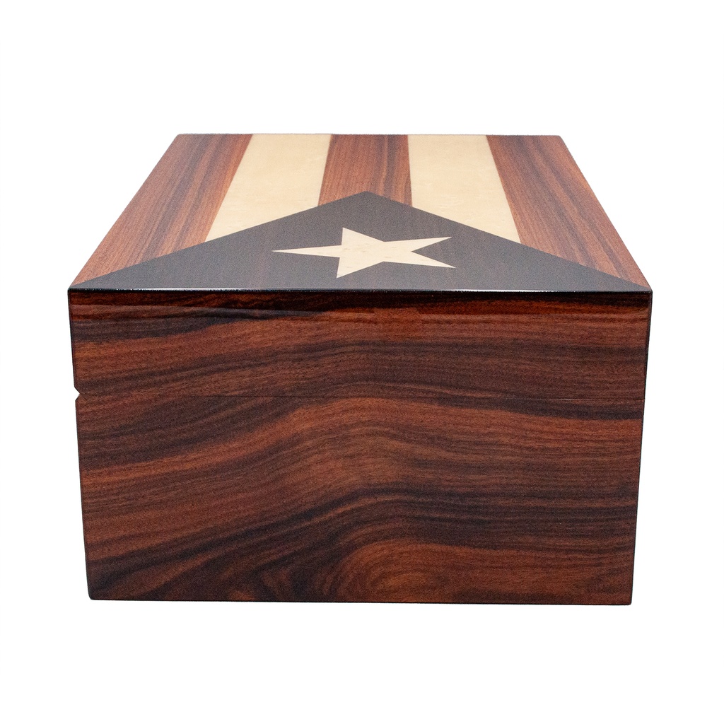 Humidor Luxe Drapeau Cubana