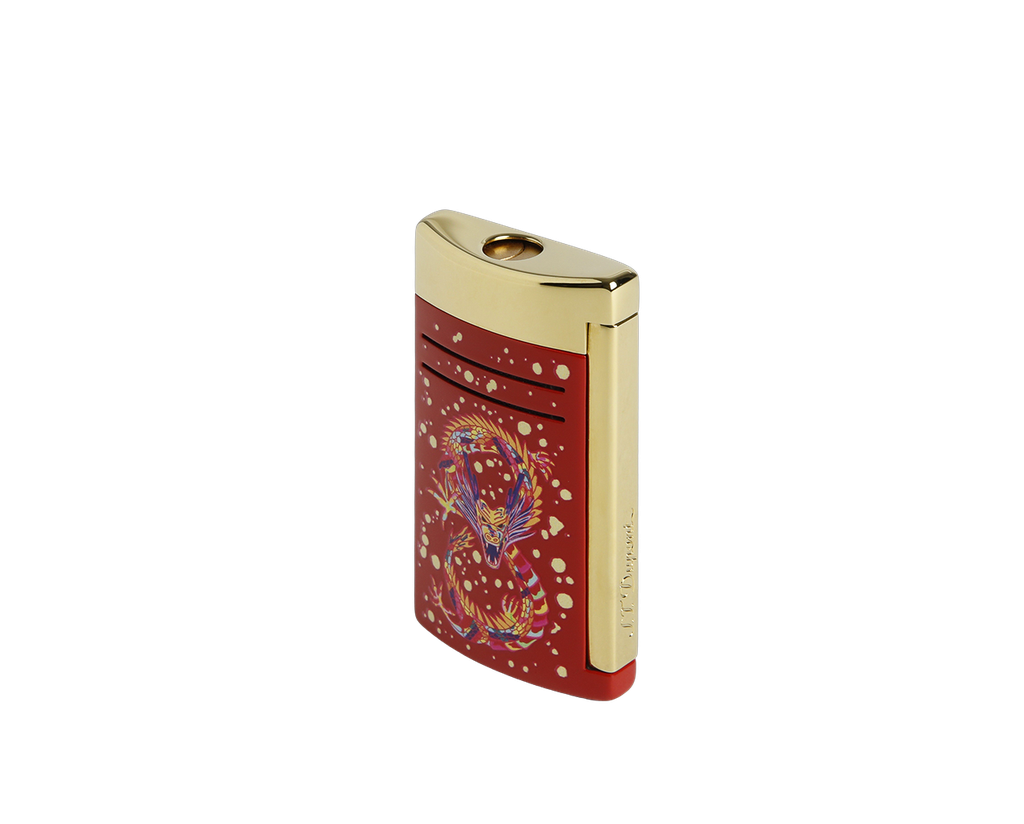 Briquet Maxijet Dragon rouge et doré