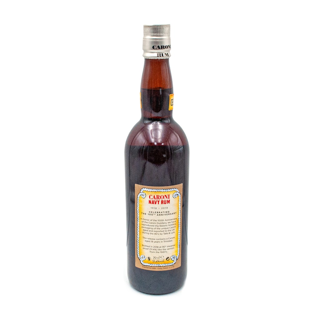 Caroni 18 ans Navy Rhum 51,4% 70 cl