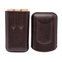 Dupont Etui 3 cigares Cuir Marron