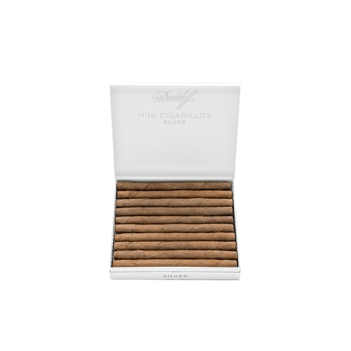 Mini Cigarillos Silver (Coffret de 50)