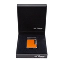 Briquet Ligne 2 guilloche sous laque orange vif