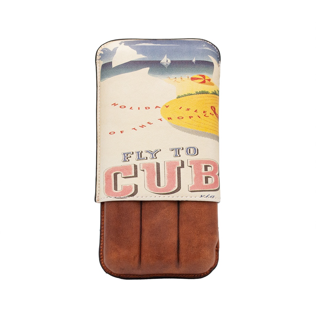 Etui 3 Cigares Fly to Cuba