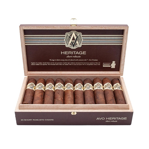 Heritage Short Robusto (Coffret de 20)