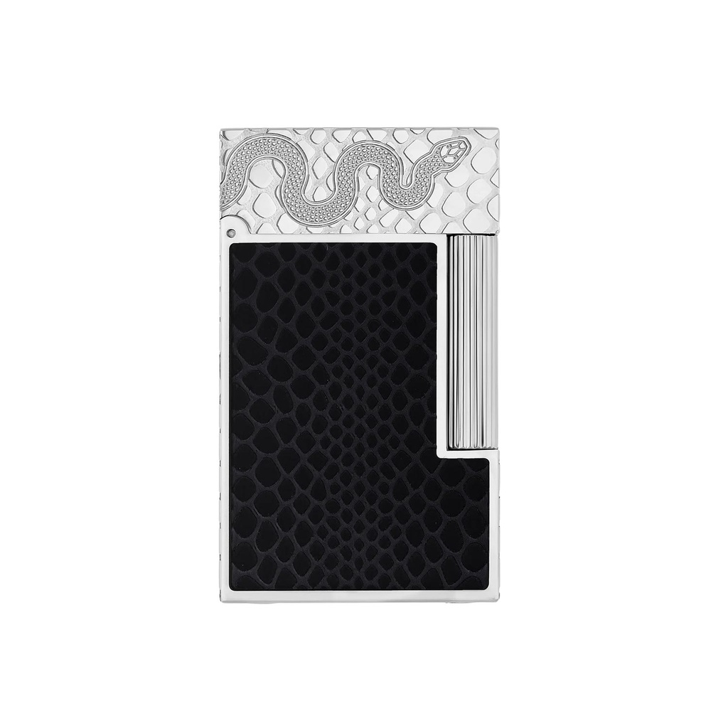 Briquet Ligne 2 Snake noir palladium