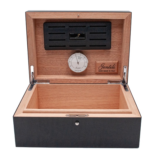 Humidor Érable gris-noir