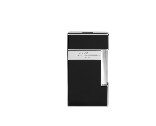 ​​​Briquet Slimmy laque noire et chrome