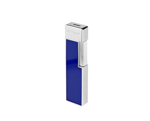 Briquet Twiggy laque bleue et chrome