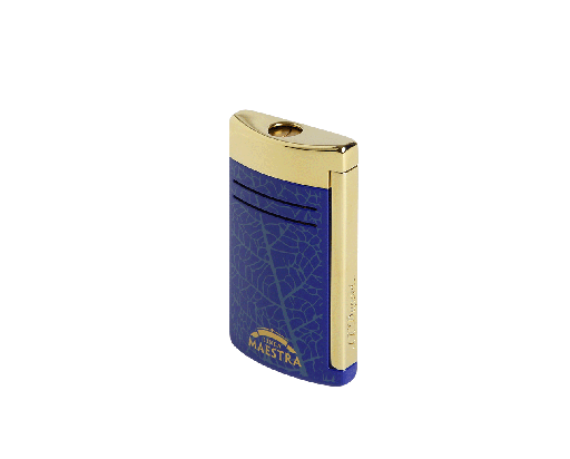 Briquet Maxijet Partagas Maestra bleu/doré