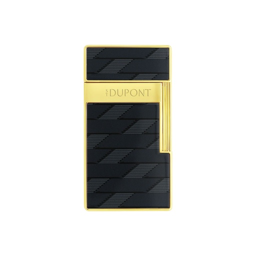​​​​Briquet Biggy laque bleue et doré